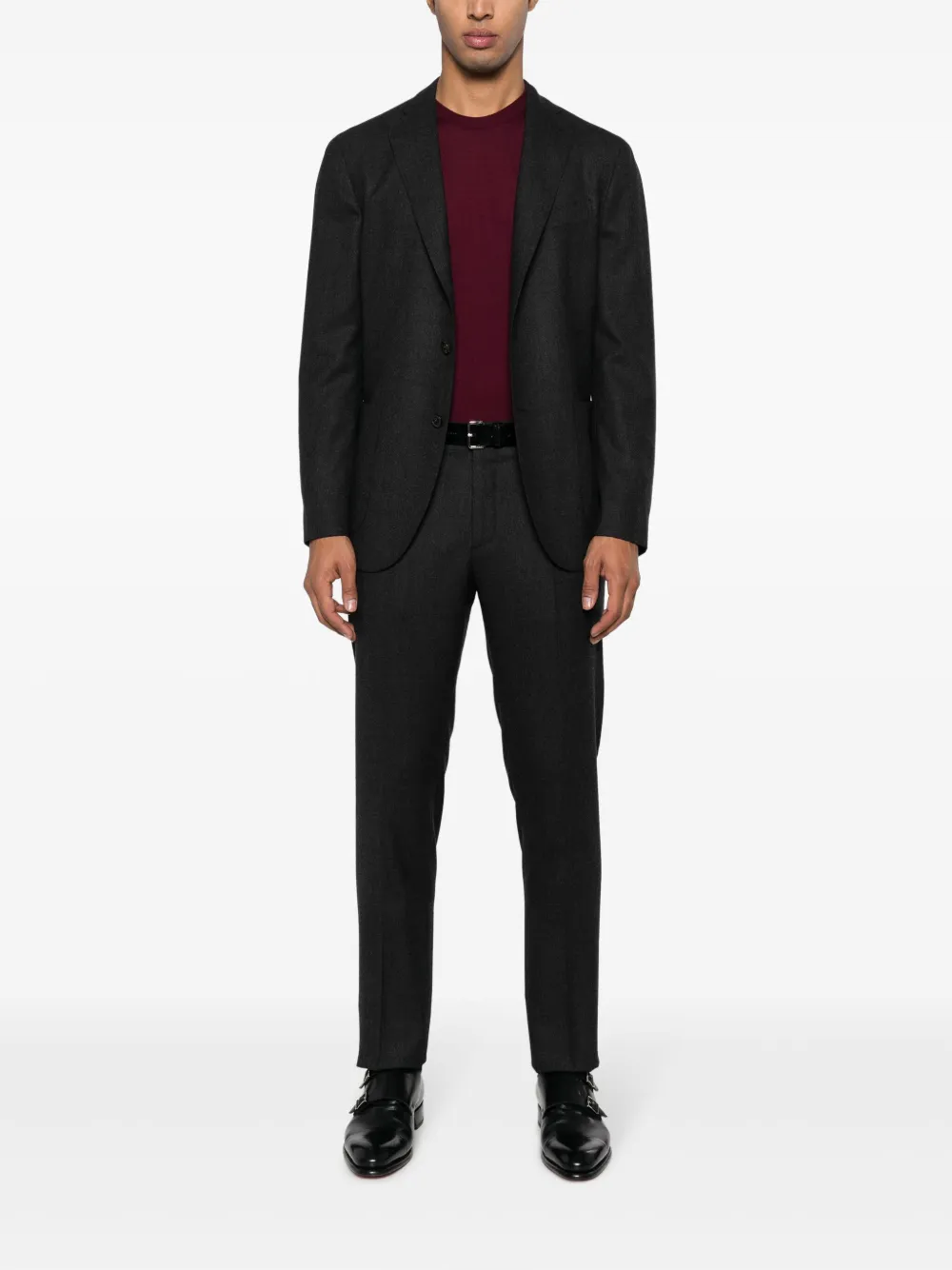 Piacenza Cashmere crew-neck wool jumper | Knitted Sweaters | Image 2