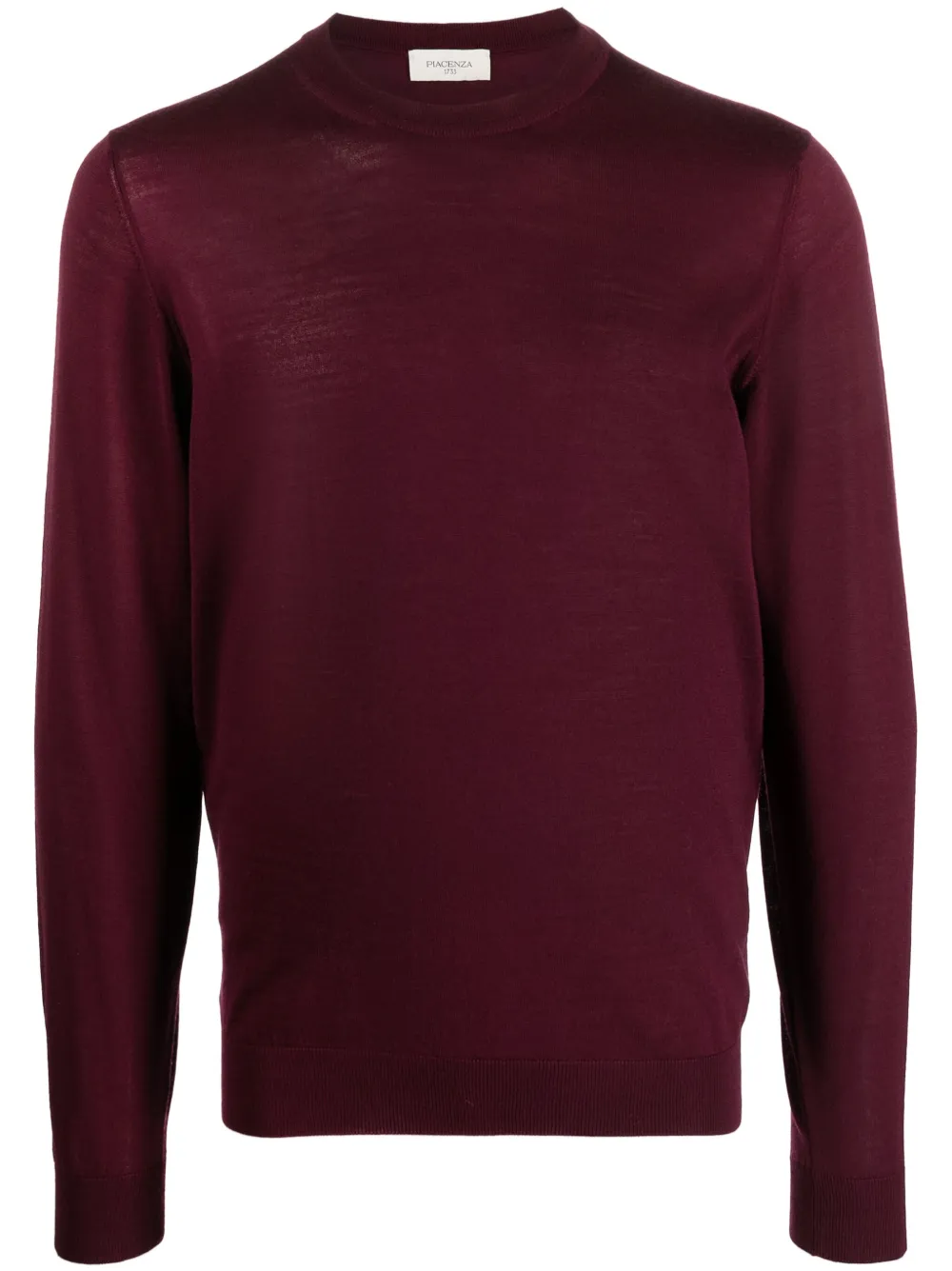 Piacenza Cashmere crew-neck wool jumper | Red | Image 1
