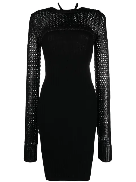 Iceberg perforated cut-out minidress