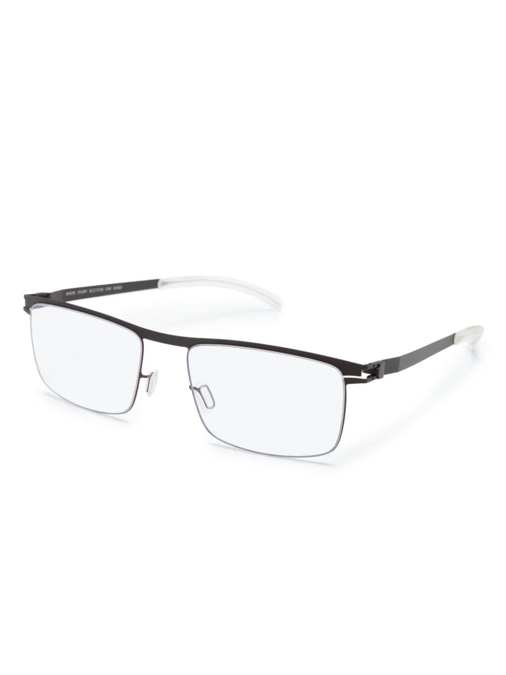 Mykita Stuart bril met rechthoekig montuur - Zwart