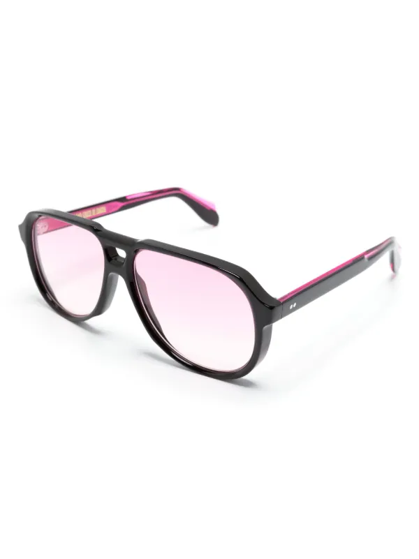 Cutler & Gross 9782 navigator-frame Sunglasses | Pink | FARFETCH