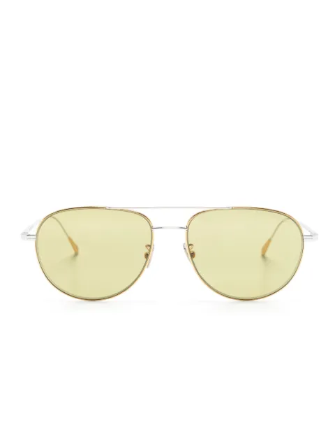 Cutler & Gross two-tone pilot-frame sunglasses