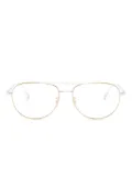 Cutler & Gross two-tone pilot-frame glasses - Gold