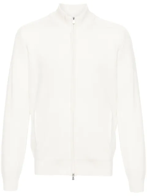 Fileria zip-up ribbed sweatshirt