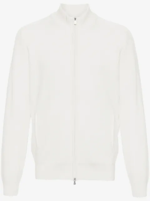 Fileria zip-up ribbed sweatshirt