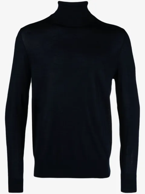Hackett London fine-knit roll-neck jumper
