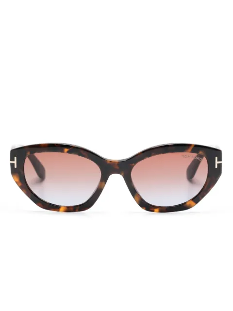 TOM FORD Eyewear sköldpaddsfärgade cat eye-solglasögon