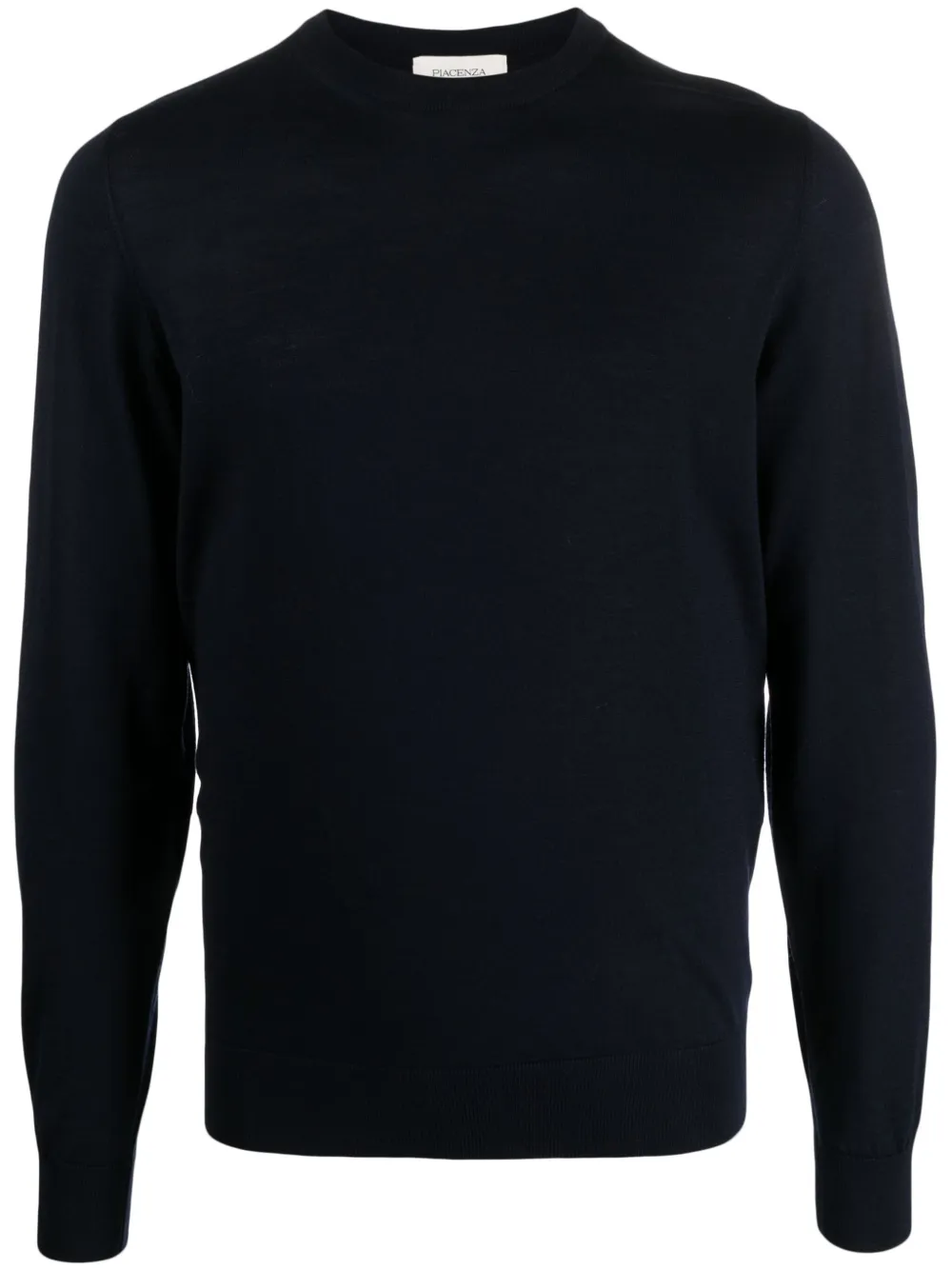 Piacenza Cashmere crew-neck wool jumper | Blue | Image 1