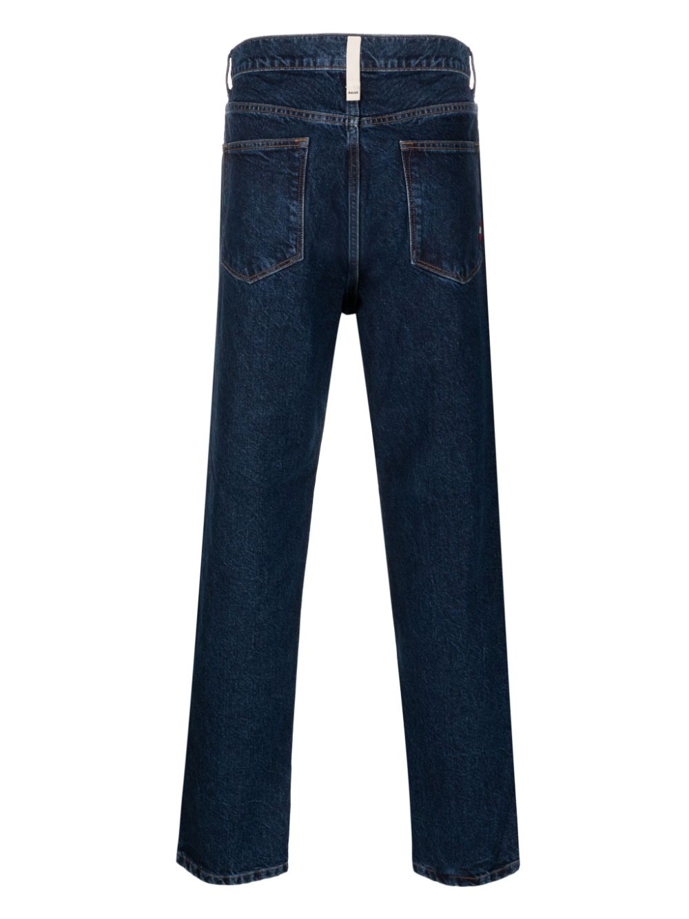 AMISH Jeans met contrasterend stiksel - Blauw