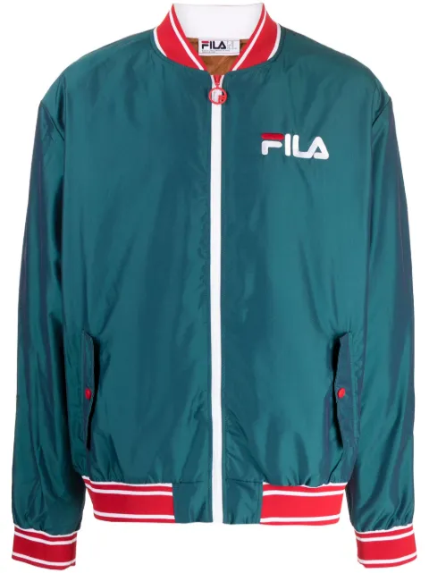 Fila chamarra bomber con logo bordado