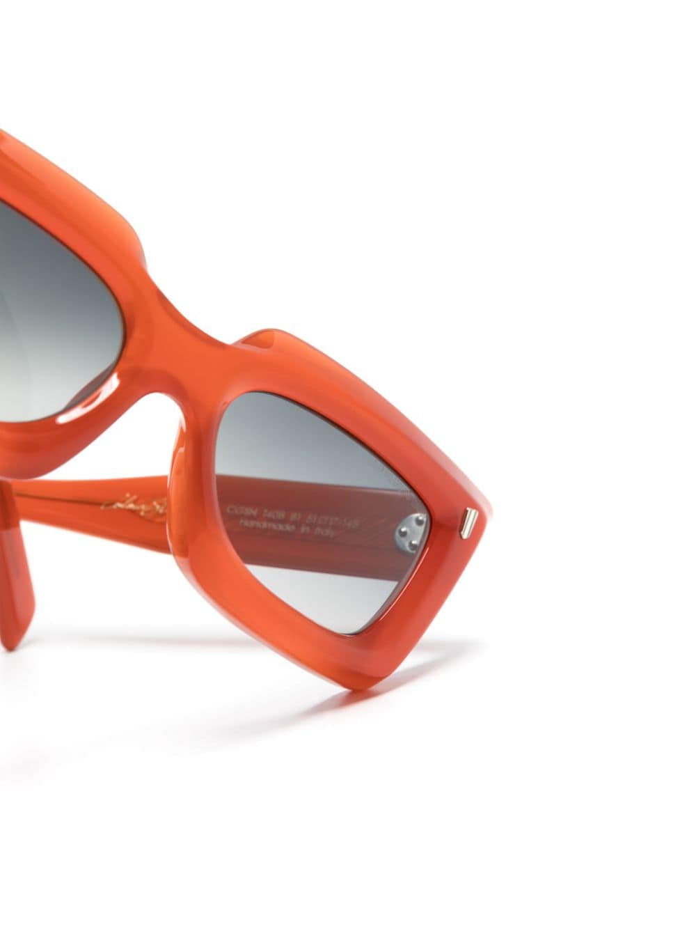 Shop Cutler And Gross 1408 Cat-eye Frame Sunglasses In Orange