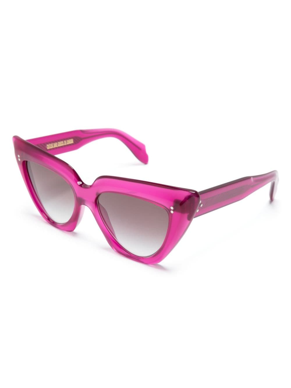 Shop Cutler And Gross Cat-eye Frame Sunglasses In Pink