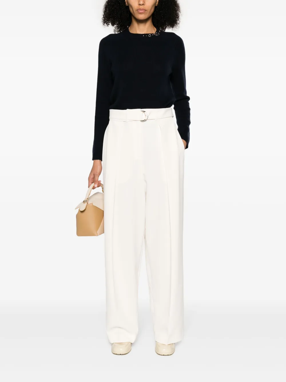 'S Max Mara Trui met kralen - Blauw