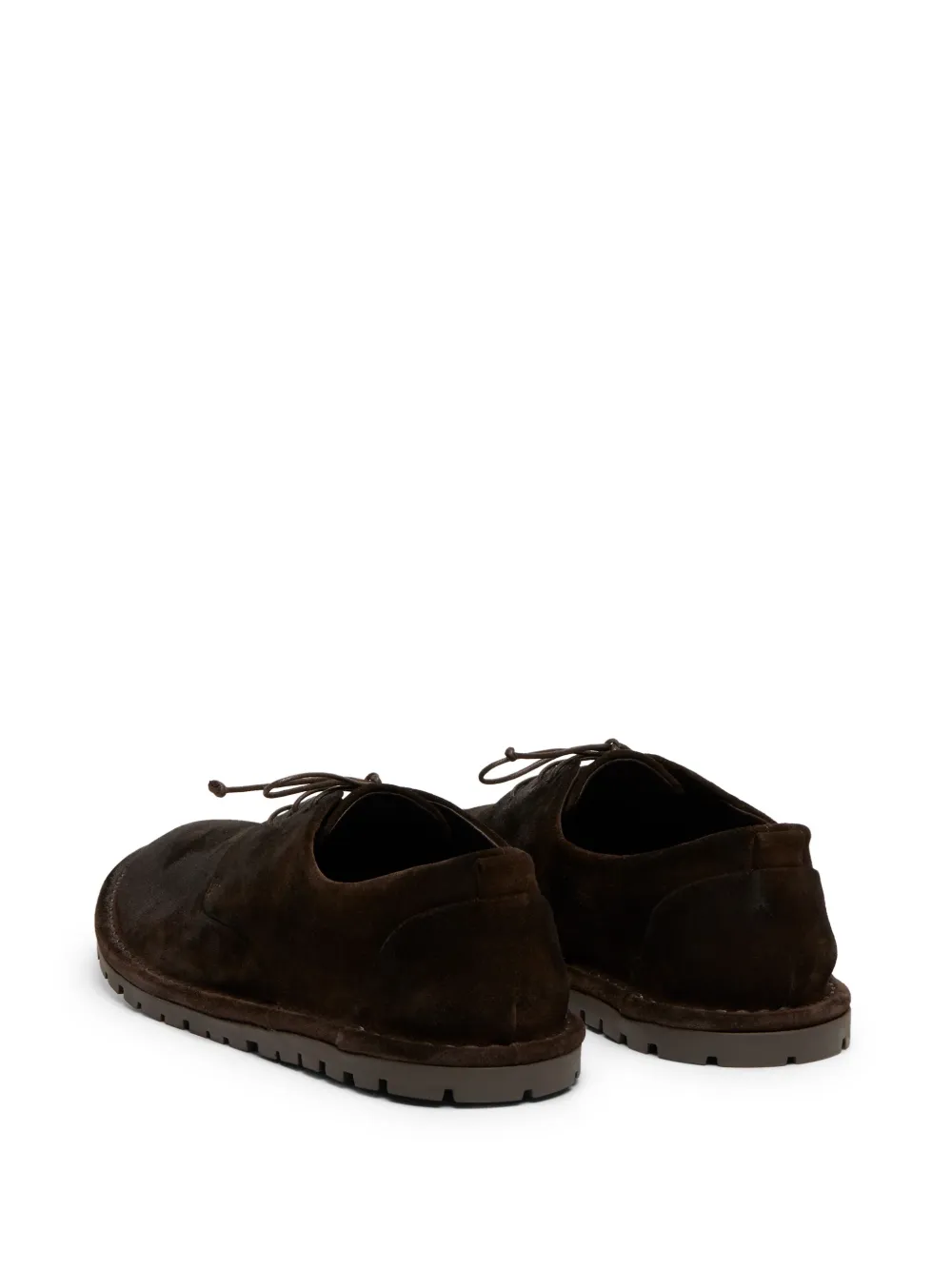Marsèll Sancrispa Suede Derby Shoes In Brown