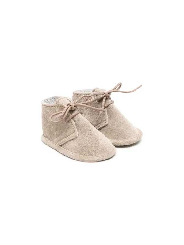 Douuod Kids Clark lace up Suede pre walkers Farfetch