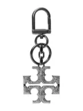 Tory Burch logo pavé key fob - Silver