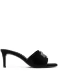 Tory Burch 65mm Eleanor pave mules - Black