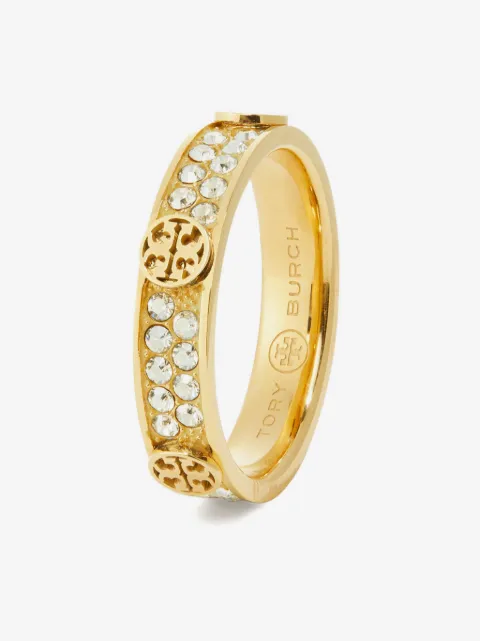 Tory Burch Miller rhinestone ring