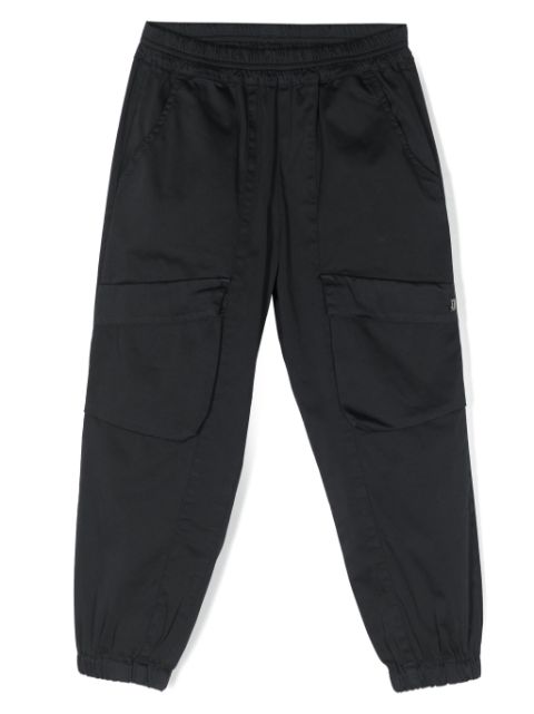 DONDUP KIDS logo-plaque cargo trousers