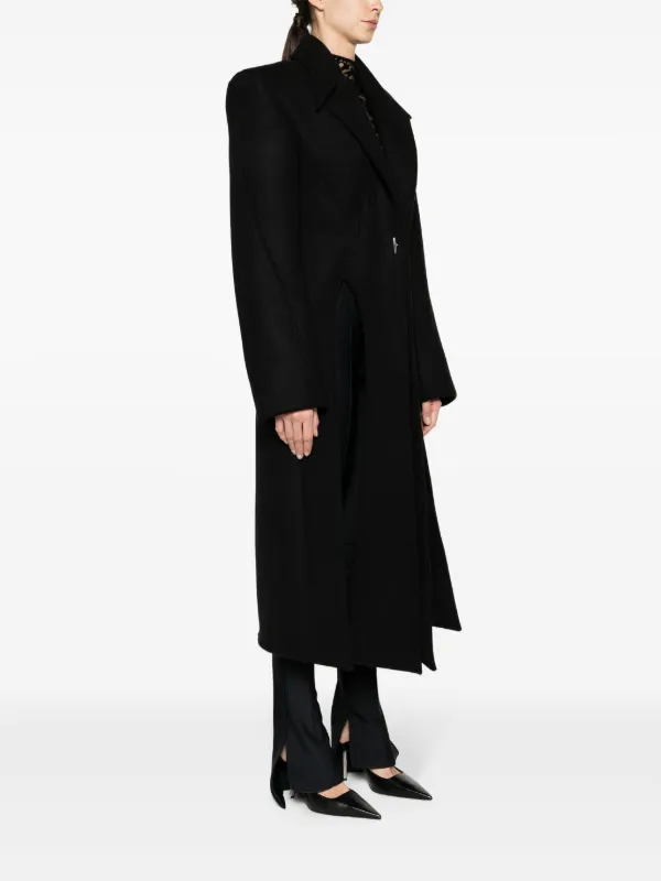 コート MUGLER Women Jackets 24F1MA0178182 BLACK black sculptural long jacket | MUGLER Official Website – Mugler