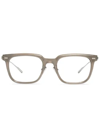Gentle Monster Zin Brc9 square-frame Glasses | Green | FARFETCH