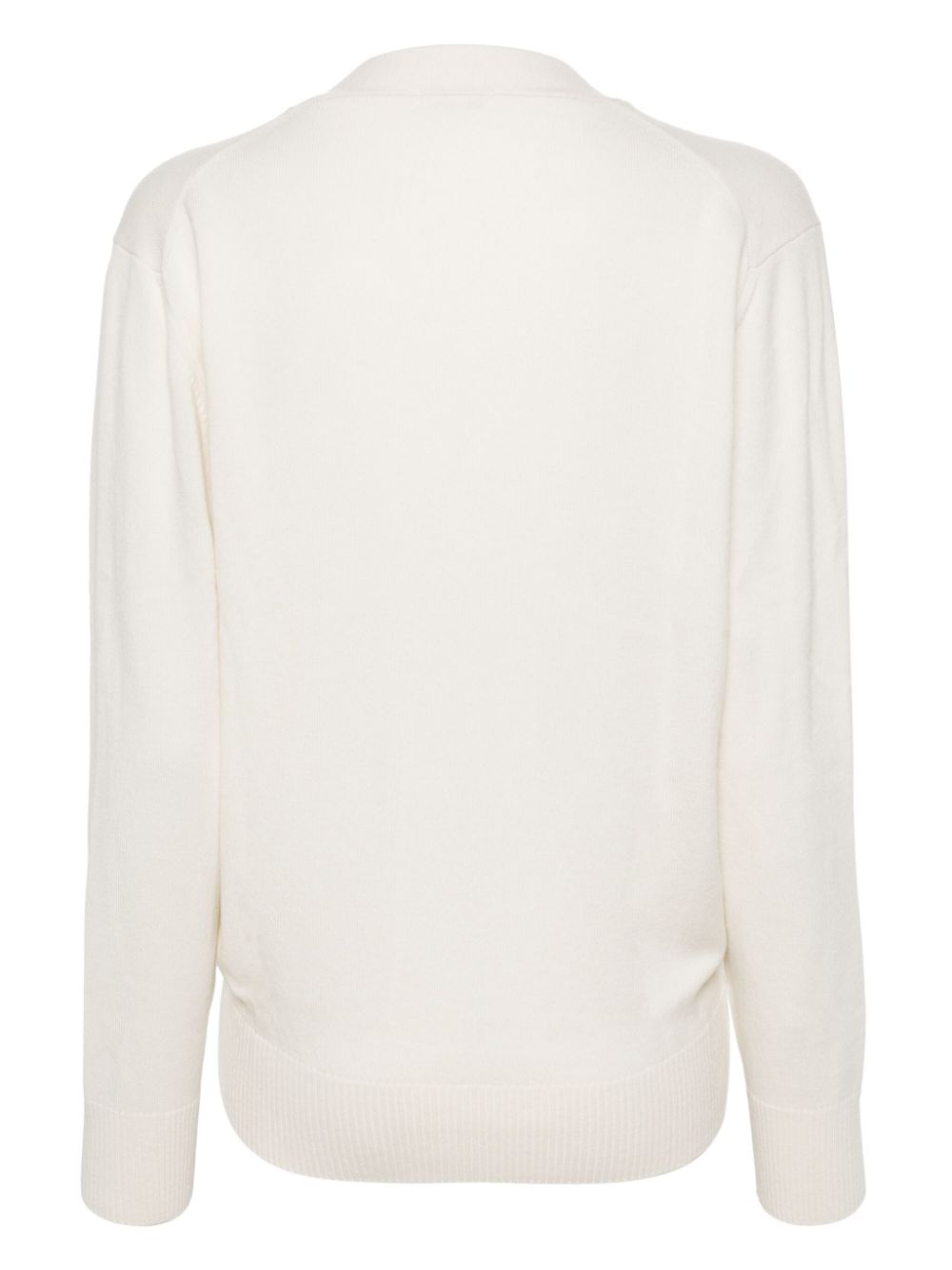 Malo cashmere V-neck jumper - Beige