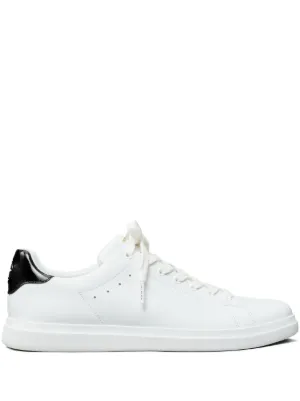 Tory Burch Double T Howell Court Sneakers | White | FARFETCH