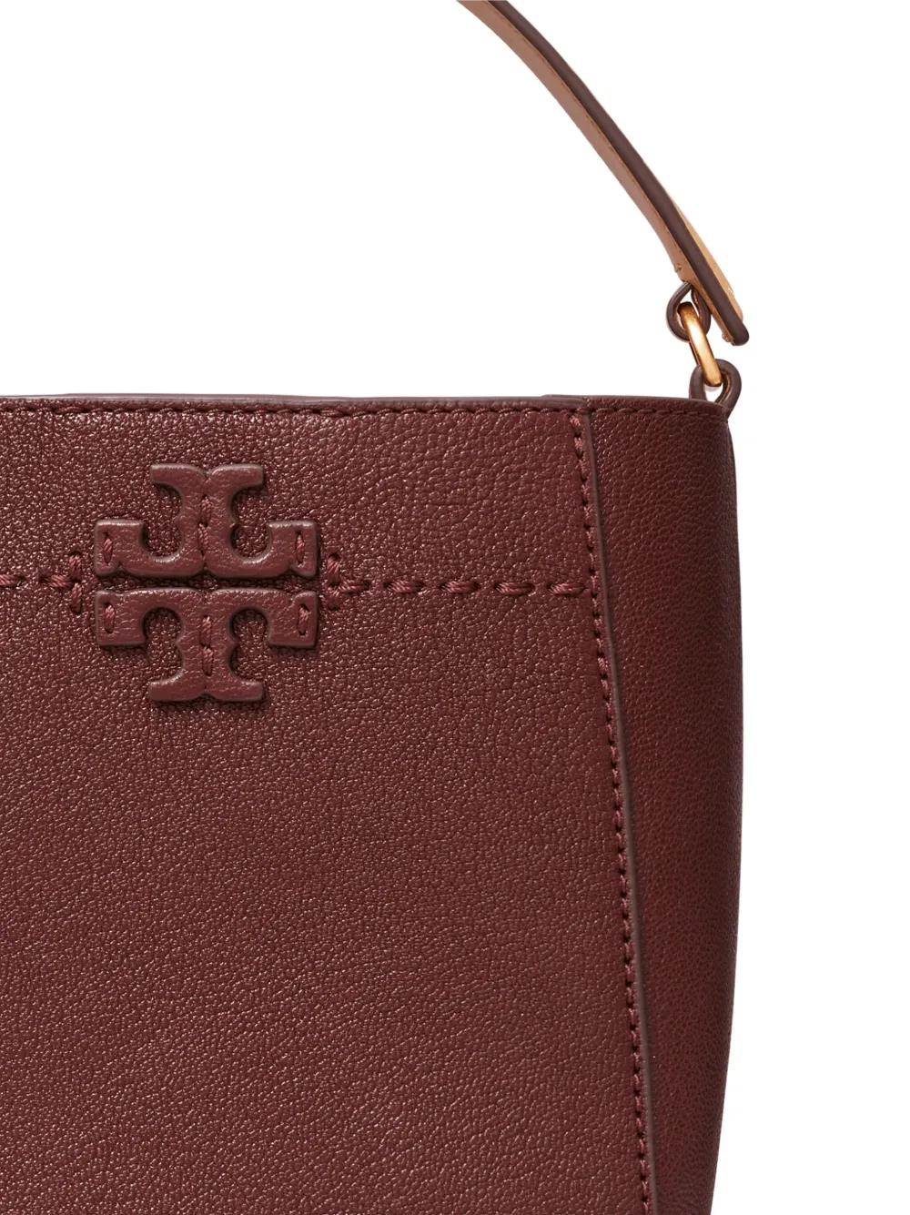 Tory Burch Small McGraw Leather Bucket Bag Farfetch