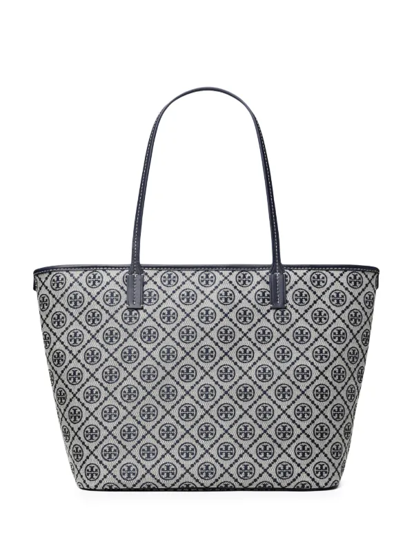 Tory Burch T Monogram Leather Tote Bag Farfetch