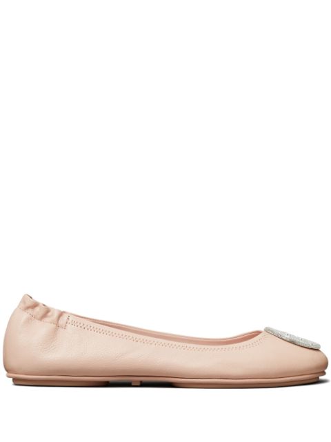 Tory Burch Minnie Travel leather ballerina shoes Women