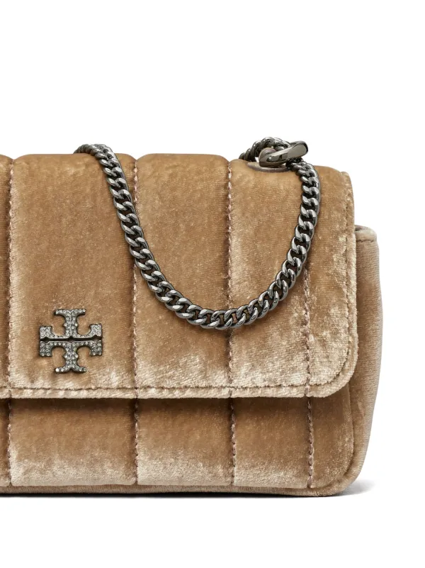 Tory Burch Kira Velvet Crossbody Bag - Farfetch