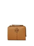 Tory Burch McGraw leather bi-fold wallet - Brown