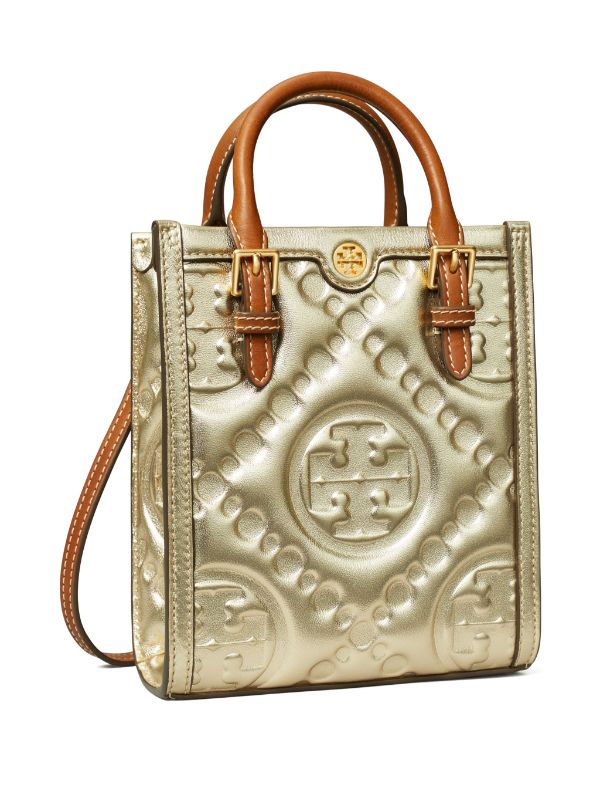 Tory burch clearance metallic tote