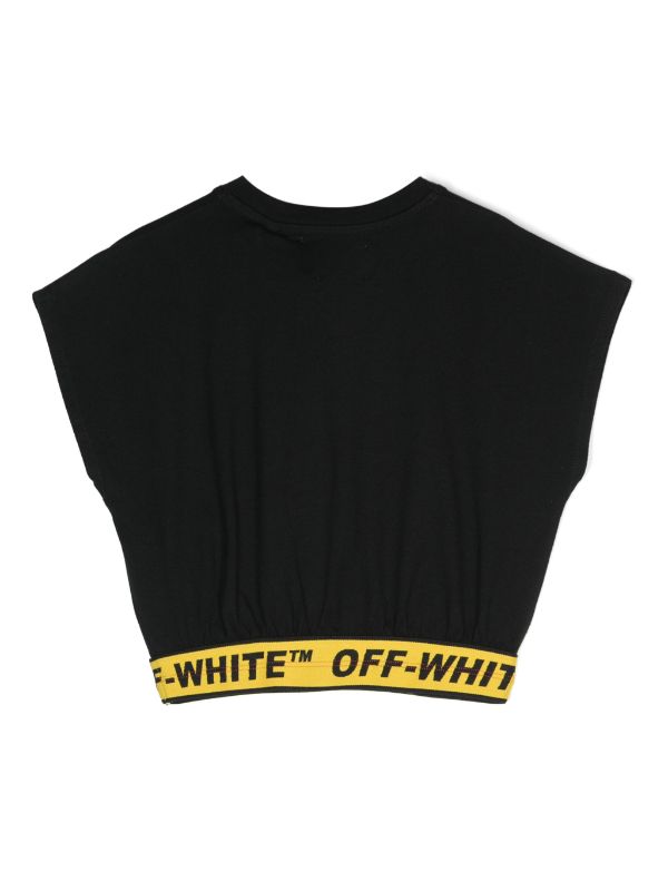 Off-White logo-underband Crop Top - Farfetch