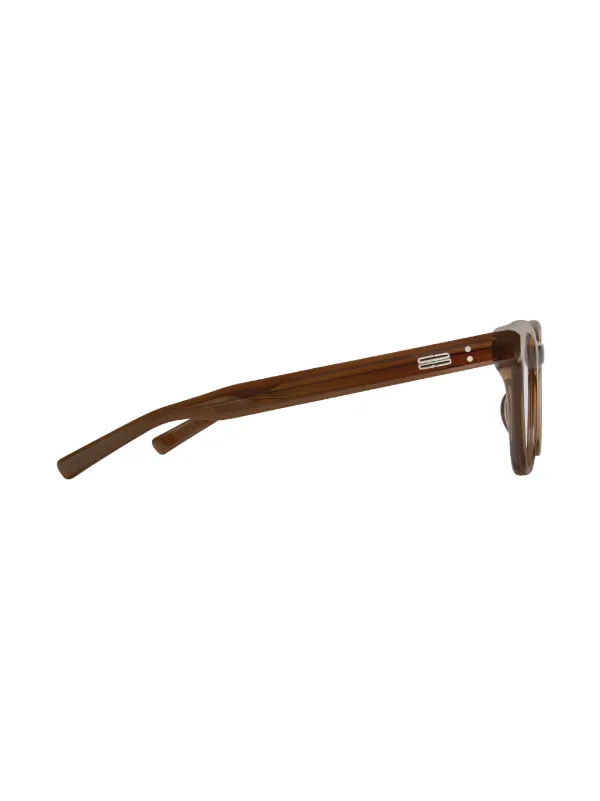 Evan BRC13 ブラウン/グリーン GENTLE MONSTER Gentle Monster Evan BRC13 square-frame Glasses | Brown