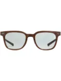 Gentle Monster Evan BRC13 square-frame glasses - Brown