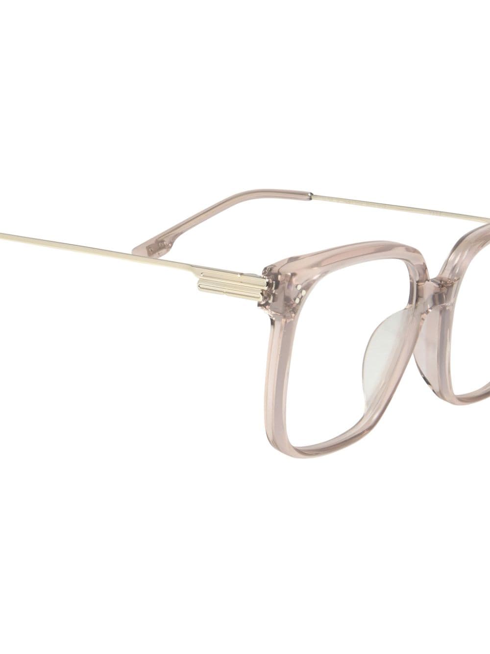 Shop Gentle Monster Vene Pc8 Square-frame Glasses In Pink
