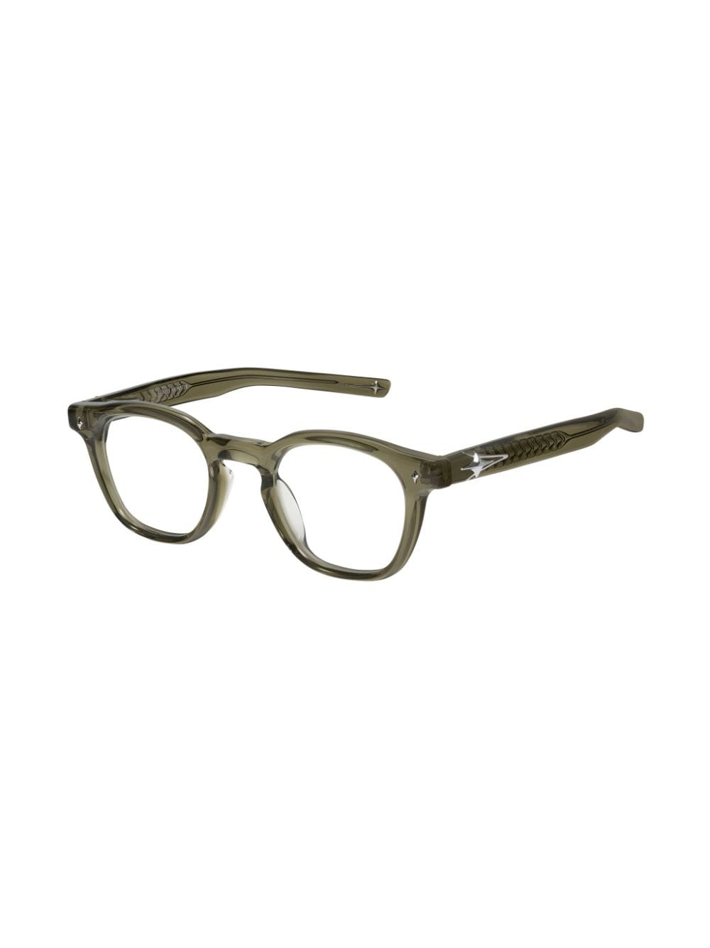 Shop Gentle Monster Vonzo Kc1 Square-frame Glasses In Green