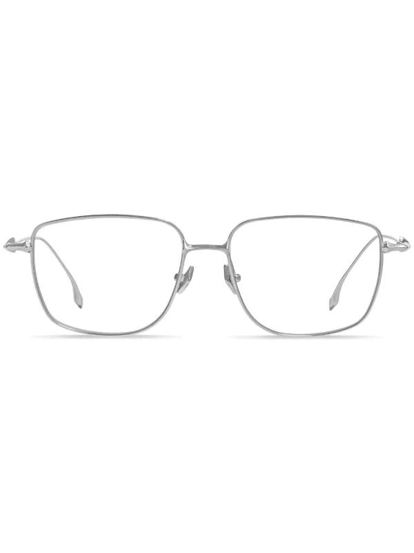 Gentle Monster Academya 02 square frame Glasses Silver FARFETCH HK