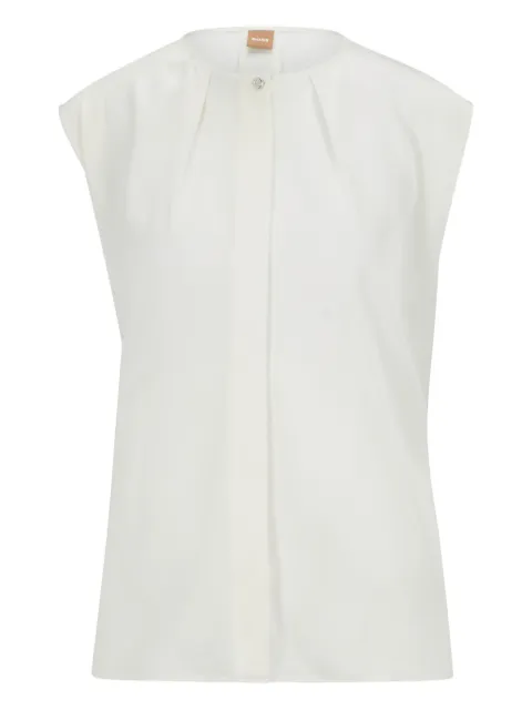 BOSS Blusa com pregas
