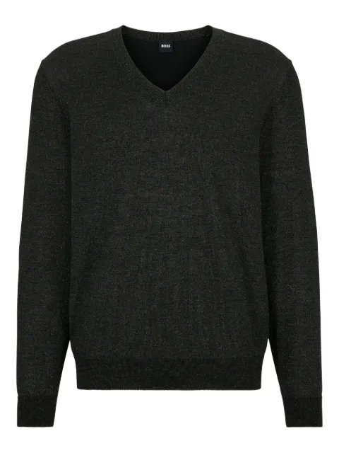BOSS Suéter gola V