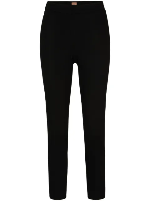 BOSS pantalones capri con corte skinny