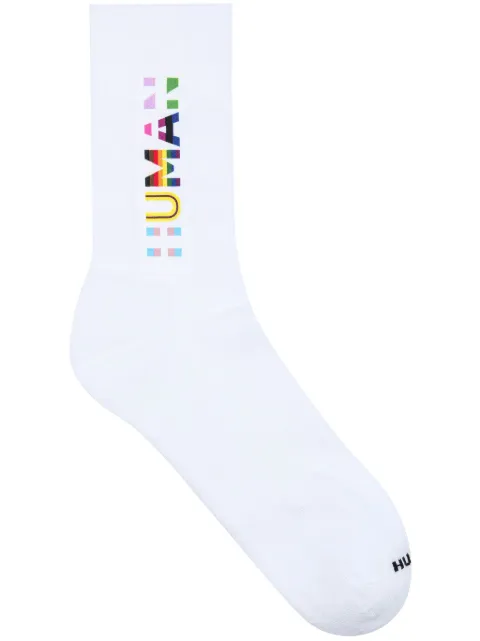 HUGO Par de meias Pride caneladas