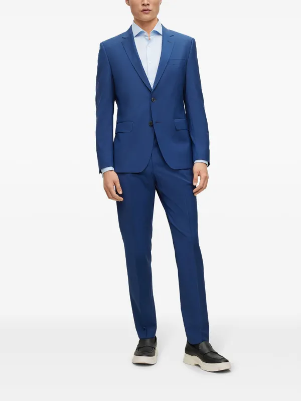 Boss double breasted on sale suit