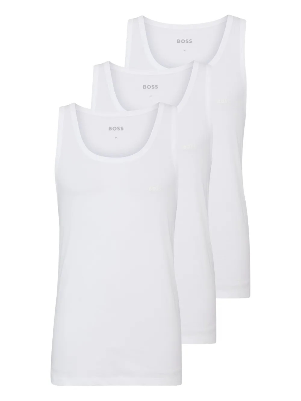 BOSS Kit 3 regatas | Branco | Image 1