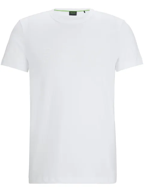 BOSS Camiseta com logo bordado
