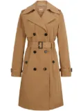 BOSS belted double-breasted trench coat - Brown