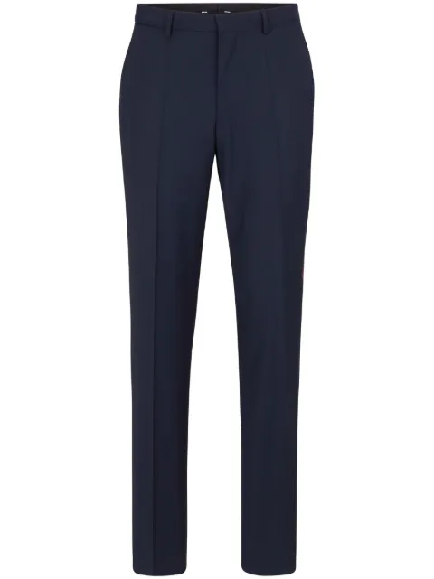 BOSS slim-cut tailored trousers