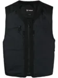 Goldwin Pertex Shield 2L logo-embroidered padded gilet - Black