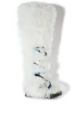 PUCCI Freezy shearling high boots - White